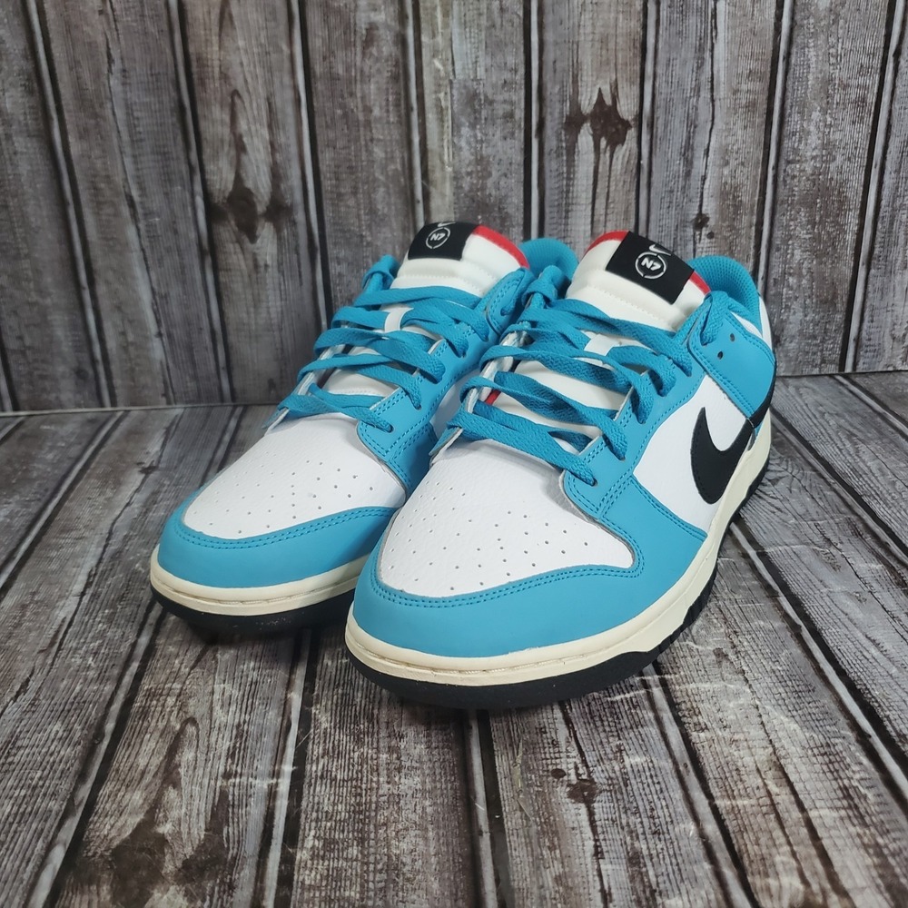 Nike Men's Dunk Low Next Nature N7 Dark Turquoise Blue HJ9088-488 Size 12.5